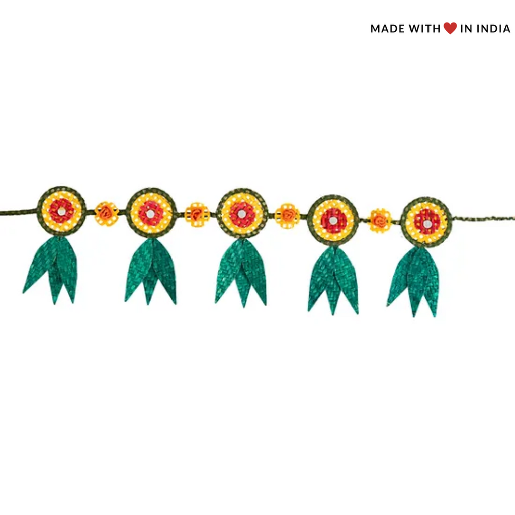 Shubh Mangal Bamboo Toran / Bhandanwar for Diwali and other Festive Occasions