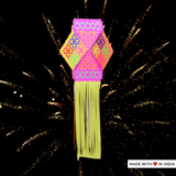 Diwali Akash Kandil/Sky Lantern DIY Kit - Jaali - Made with Love in India