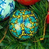 Christmas Tree Bauble Ornament - Hand-Painted Paper - Assorted - Made with Love in India