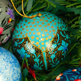 Christmas Tree Bauble Ornament - Hand-Painted Paper - Assorted - Made with Love in India