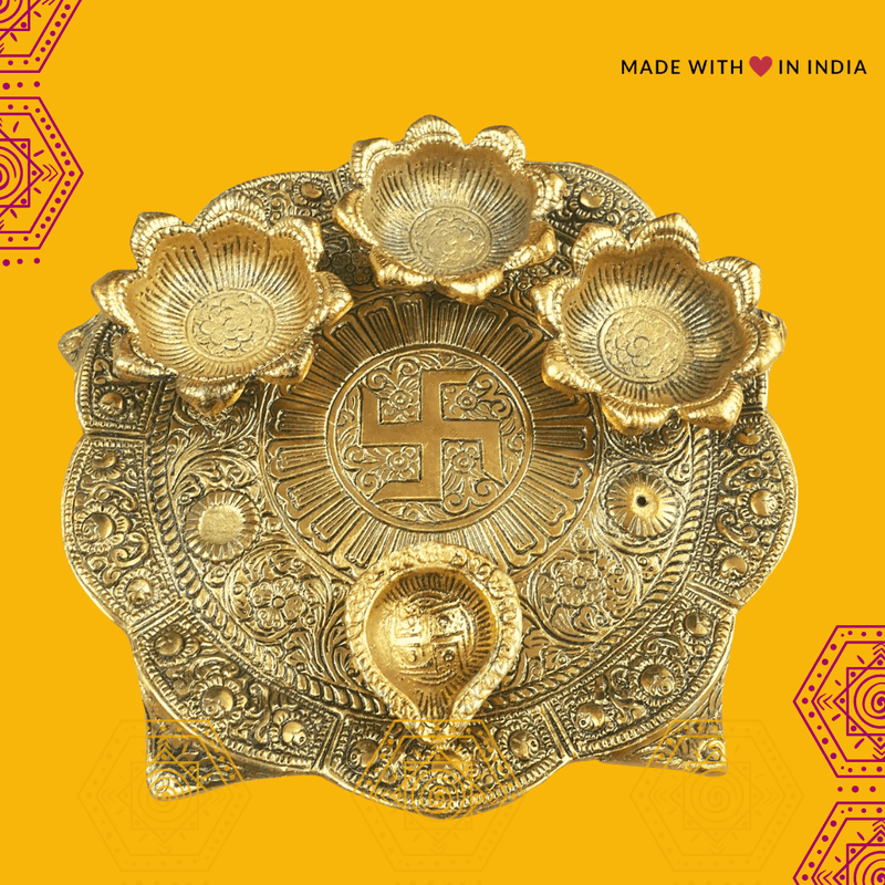 Pooja/Aarti Thali - Made with Love in India