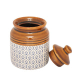 Porcelain Bharni /Jar Set with Indian Motifs — Set of 4 - Made with Love in India