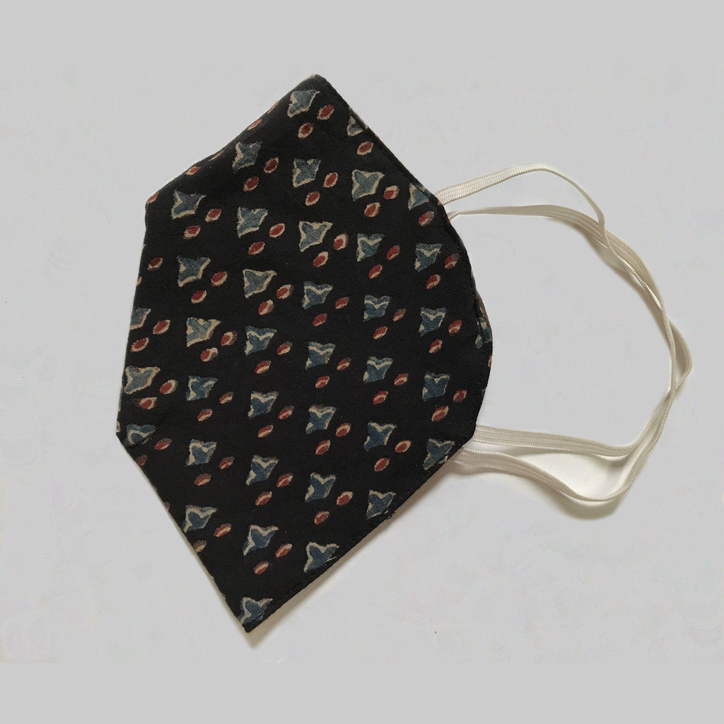 Ajrakh Block-Printed Masks - Made with Love in India