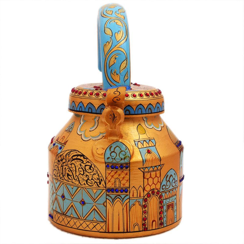 Hand Painted Chai Kettle - Persian Dreams - Made with Love in India