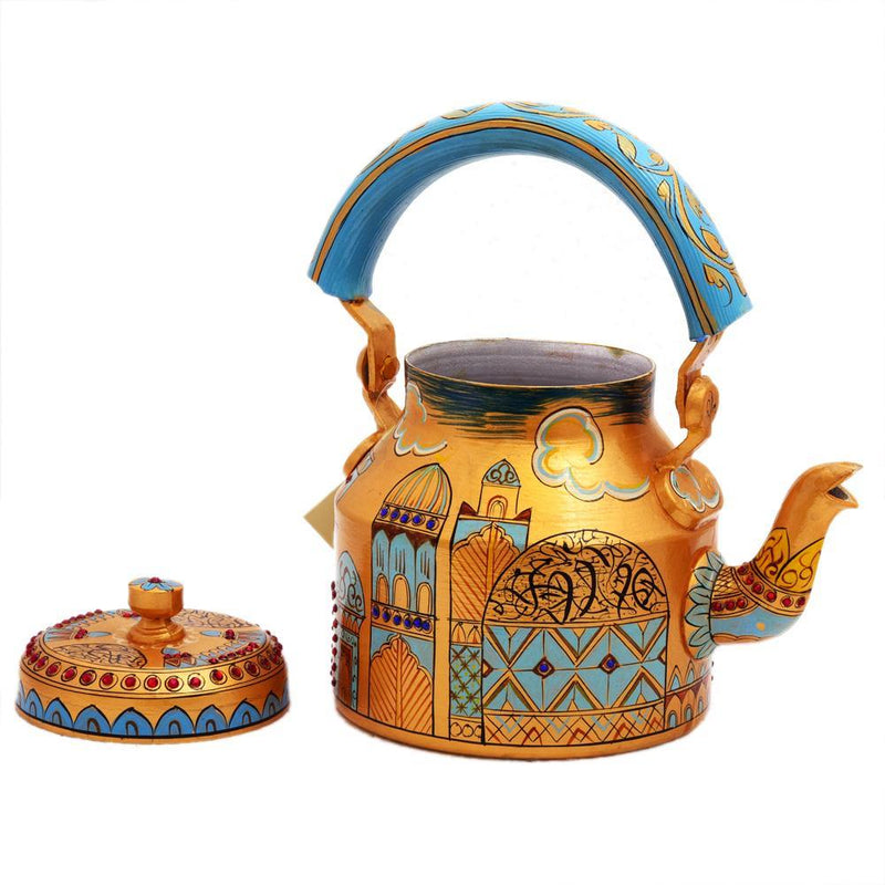 Hand Painted Chai Kettle - Persian Dreams - Made with Love in India