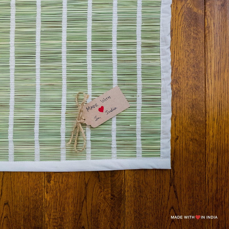 Brshi — BHU YOGA Natural Darbha Kusha Grass Yoga Mat, Meditation Mat with anti-skid Rubberised Backing - Made with Love in India