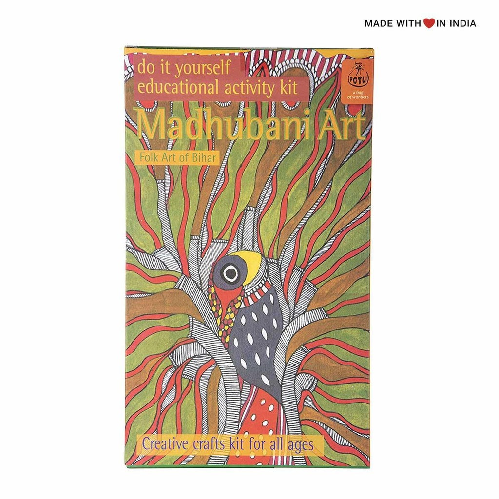 Madhubani Art - Educational Arts & Crafts for Kids Activity Kit - Made with Love in India
