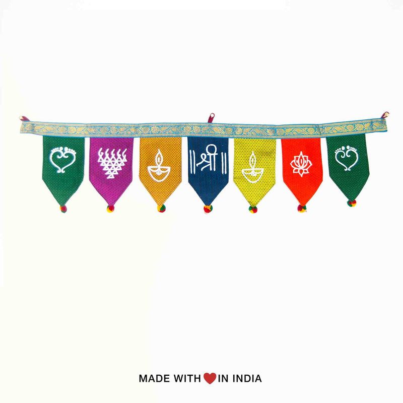 Festive Bandhanwar Toran Door Hanging — Khun Fabric - Made with Love in India