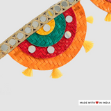 Satrangi Bamboo Toran / Bhandanwar for Diwali and other Festive Occasions