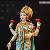 Goddess Lakshmi on a Lotus pedestal - Standing pose