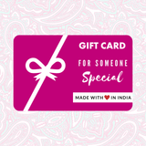 Made with Love in India Gift card