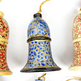 Christmas Tree Bell Ornaments - Hand-Painted Paper Mache - Assorted - Made with Love in India