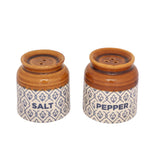 Porcelain Bharni /Jar Set with Indian Motifs — Set of 4 - Made with Love in India