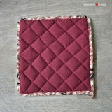 Kalamkari Apron Set - Maroon - Made with Love in India