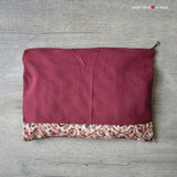 Kalamkari Apron Set - Maroon - Made with Love in India