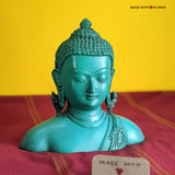 Buddha Bust Statue - Resin - Spiritual & Tabletop Accent - 6.5 inches