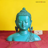 Buddha Bust Statue - Resin - Spiritual & Tabletop Accent - 6.5 inches