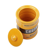 Ceramic Barrel Chutney Jar - Yellow - Made with Love in India