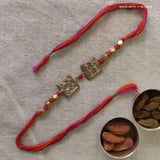 Handmade Dhokra Art Rakhi, Rakhri - Bargo - Made with Love in India