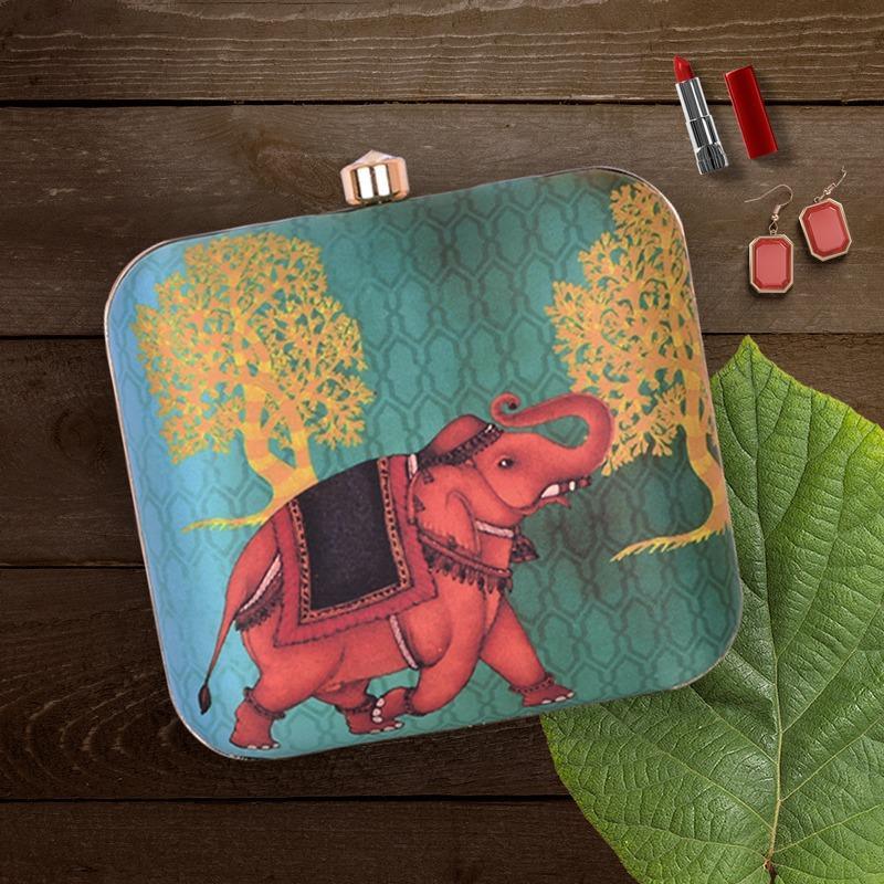 Mini Novelty Bag Elephant Design Contrast Binding Litchi Embossed , Pefect  Best Funny Novelty & Gag Gifts | SHEIN