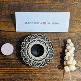 Floral - Wood Printing Block Tea Light Holder - Made with Love in India