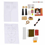 Gujarati Doll Making Kit - Educational Arts & Crafts for Kids Activity Kit - Made with Love in India