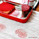 Paisley Hand Block Print Dupatta Kit - Educational Arts & Crafts for Kids Activity Kit - Made with Love in India