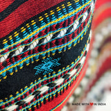 Kaado — Handmade Cotton Spring Scarf in Black with Tassels - Made with Love in India