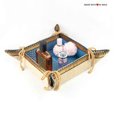 Fabric Box Platters - Jewellery Tray, Entryway Key Box, Closet Organizer - Assorted Colours - Made with Love in India