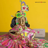 Laddu Gopal Murti, Bal Gopal (Baby Krishna) - Brass Idol - Size 5 - 5 inches - Made with Love in India