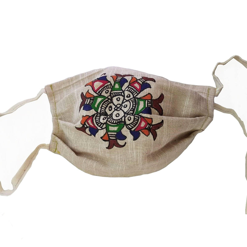 Madhubani Hand-Painted Masks - Made with Love in India