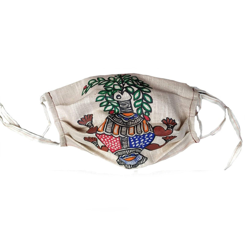 Madhubani Hand-Painted Masks - Made with Love in India