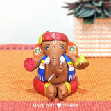Modakapriya — Terracotta Ganesha Statue with a Modak
