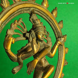 M&M - Brass Dancing Shiva Natraj Idol / Natarajar Statue / Natraj