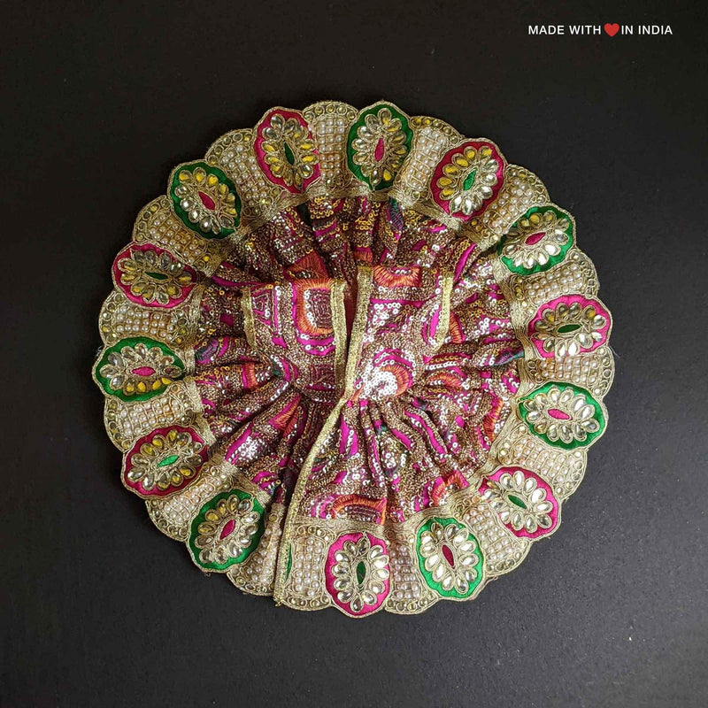 Laddu Gopal Dress - Poshak for Thakurji - Ghaghara - Size 5 - Made with Love in India